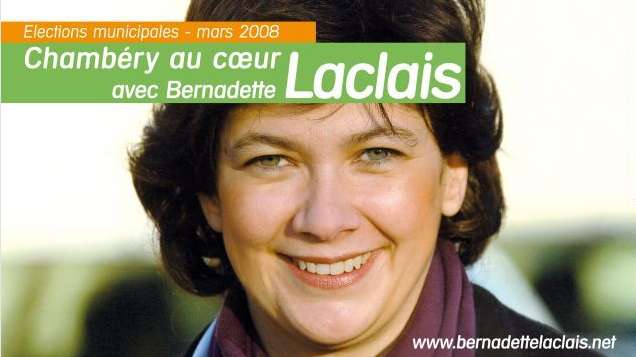 Bernadette Laclais candidate aux municipales à Chambéry